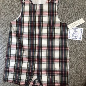 The Bailey Boys Holiday Plaid John John Short